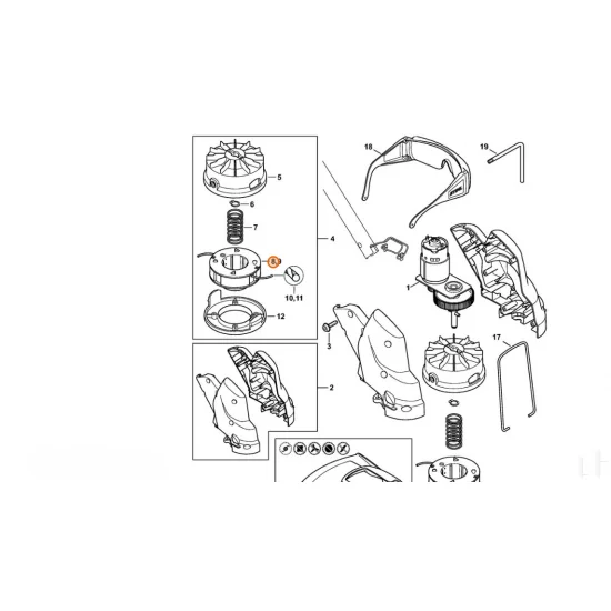 STIHL  Szpula zamienna z żyłką 4008 710 4300